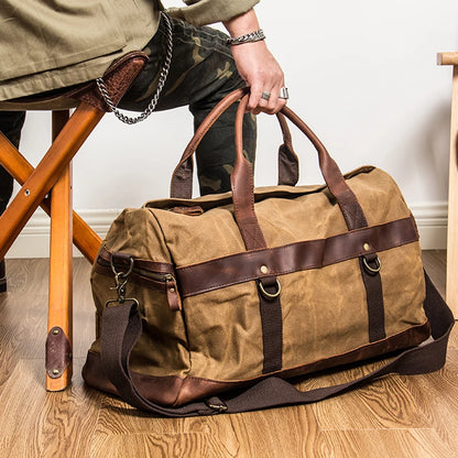 Marco Caruso Classic Canvas Duffel Bag