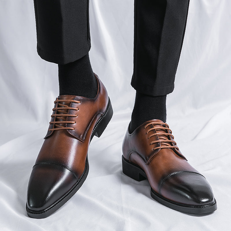 Roberto Mancini Leather Dress Shoes