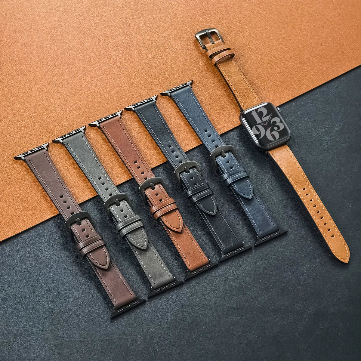 Siena Leather Apple Watch Band