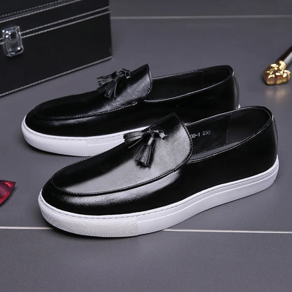 Classic Oak Slip-On Loafers