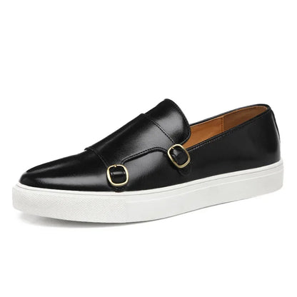 Premium Buckle Slip-On Loafers